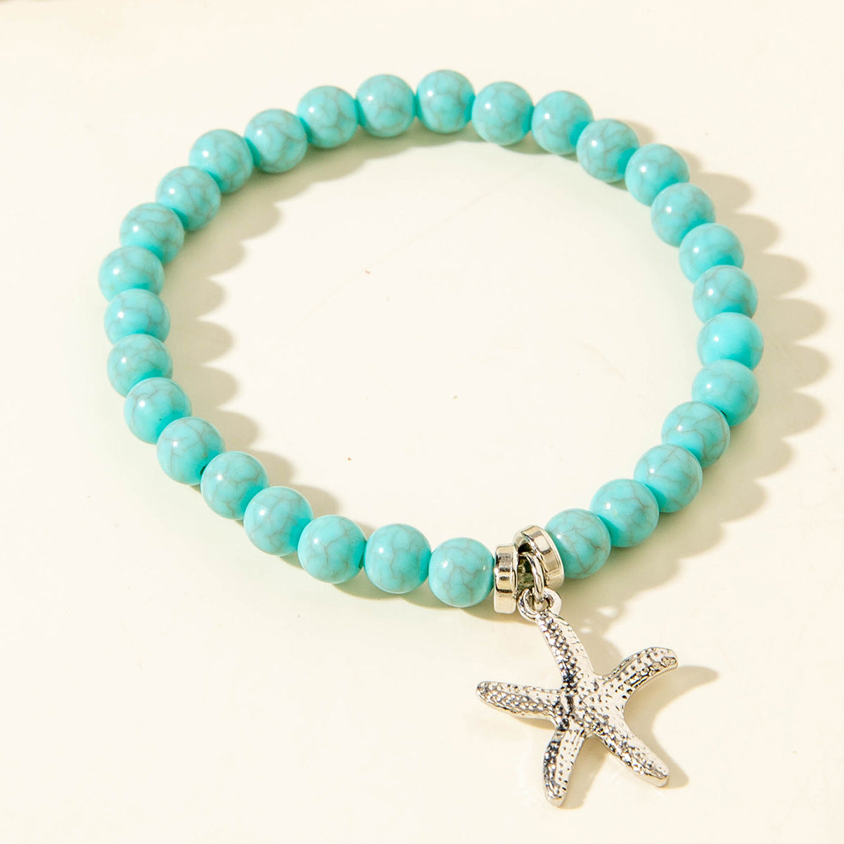 Wholesale Bohemian turquoise bracelet cross starfish turtle bracelet